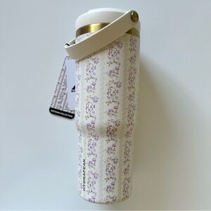 HydraPak White and Purple Floral Thermos 32OZ